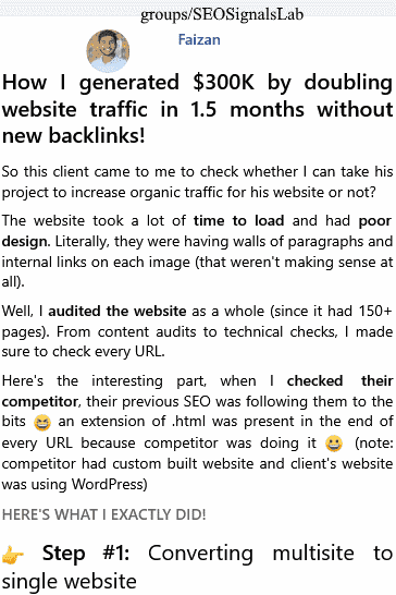 9 steps how i generated 300k by doubling website traffic in 1 5 months without new backlinks
