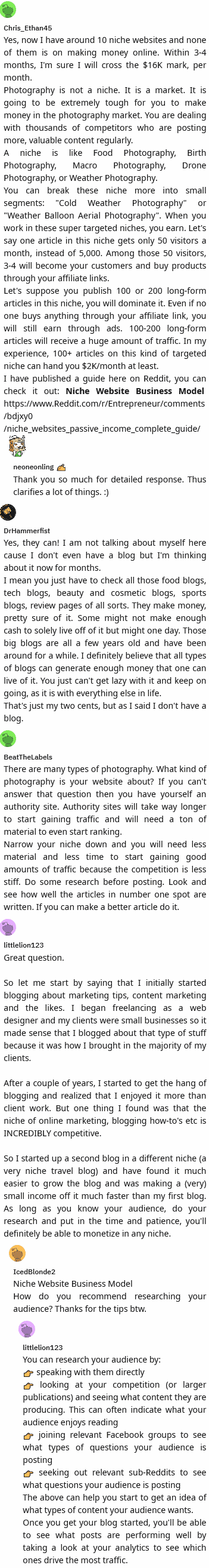to make money with blogging in photography