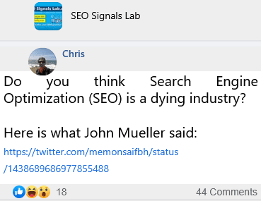 do you think search engine optimization SEO is a dying industry