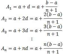 general Arithmetic Mean formula