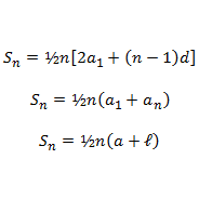 How to Form the Sum of the First n Terms of every Arithmetic Series?