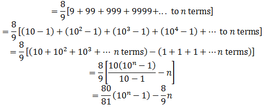 a series of recurring digit numbers b