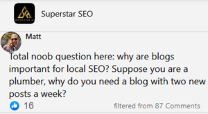 Does Local SEO Include a Blog?