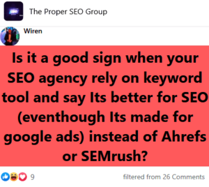 If an Agency You Hire Rely on Google Tools So Deep Than Ahref Semrush Etc