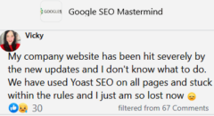 My Website Fell After the Latest Google SE Algorithm Update Then I Use Yoast SEO, but Mine Cannot Rise on the SERPs Yet