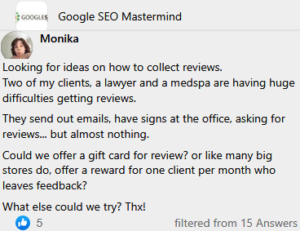 Could We Offer a Gift Card for Review? Offer a Reward for Who Leaves Feedback?