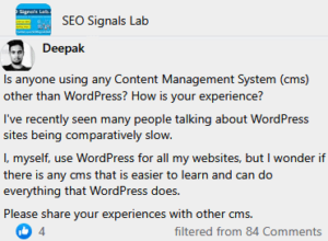 is anyone using any cms other than wordpress how is your experience