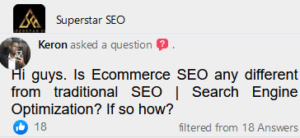SEO Difference Between eCommerce and regular Websites
