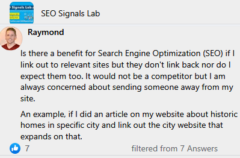 is there a benefit for seo if i link out to relevant sites i am not interested to deem them my competitors