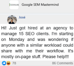 Workflow to Manage Many SEO Marketing Clients at the Same Timeframe