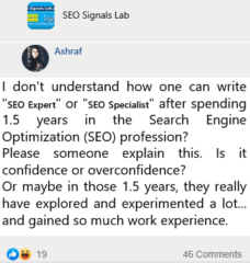 What are SEO Expert or SEO Specialist terms?