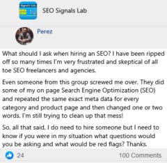 What should I ask when hiring an SEO?