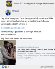 Search Engine Optimization SEO for Dating Coach Websites