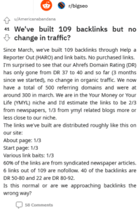 We've Built 109 Backlinks Through Help a Reporter Out (Haro) And Link Baits