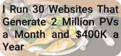 I Run 30 Websites That Generate 2 Million PVs a Month and $400K a Year