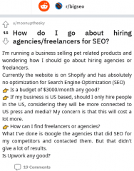 The Least Budget to Hire Any Agency or Freelancer for SEO