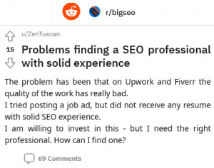 To Find an SEO Professional With Solid Experience