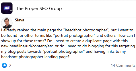 photography site issues